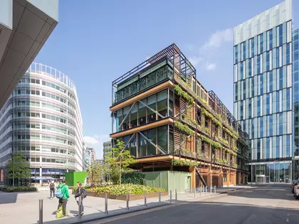 Hardman Square Pavilion, Manchester, UK