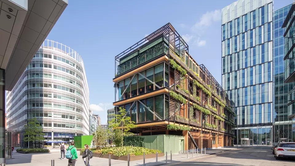 Hardman Square Pavilion, Manchester, UK